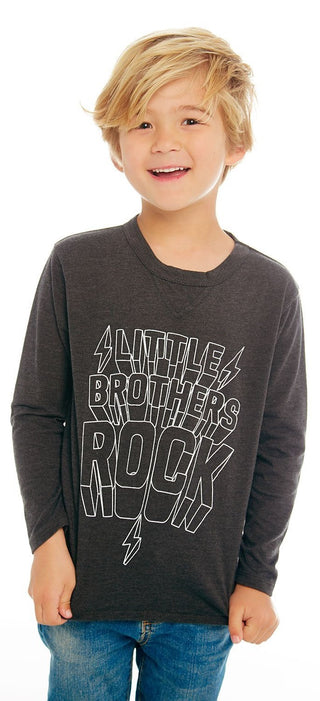 Chaser Lil Bro Long Sleeve Tee, Chaser, Brother Shirt, cf-size-3, cf-size-4, cf-size-5, cf-type-tee, cf-vendor-chaser, Chaser, Chaser Kid, Chaser Kids, Chaser Kids Tee, Chaser Lil Bro Long Sl