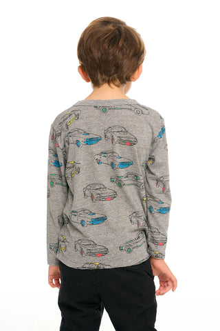 Chaser Muscle Cars L/S Tee, Chaser, Boys Clothing, Car, Cars, cf-size-10, cf-type-shirts-&-tops, cf-vendor-chaser, Chaser, Chaser Brand, Chaser Kids, Chaser Kids Tee, Chaser Long Sleeve, Chas