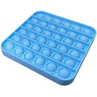 Pop It Fidget Toy - Square (5 Colors), Top Trenz, Blue Square Pop It Fidget Toy, EB Boys, EB Girls, Fidget, Fidget toy, Green Square Pop It Fidget Toy, In N  Out, In N Out Pop It, Light Blue