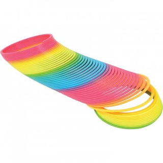 Giant Rainbow Spring, US Toy Company, EB Boy, EB Boys, EB Girls, Jumbo Slinky, Jumbo Spring, Plastic Spring, Slinky, Squishy Toy - Basically Bows & Bowties