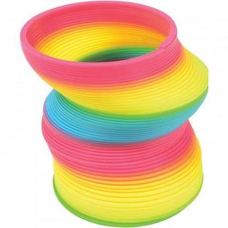 Giant Rainbow Spring, US Toy Company, EB Boy, EB Boys, EB Girls, Jumbo Slinky, Jumbo Spring, Plastic Spring, Slinky, Squishy Toy - Basically Bows & Bowties