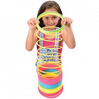 Giant Rainbow Spring, US Toy Company, EB Boy, EB Boys, EB Girls, Jumbo Slinky, Jumbo Spring, Plastic Spring, Slinky, Squishy Toy - Basically Bows & Bowties