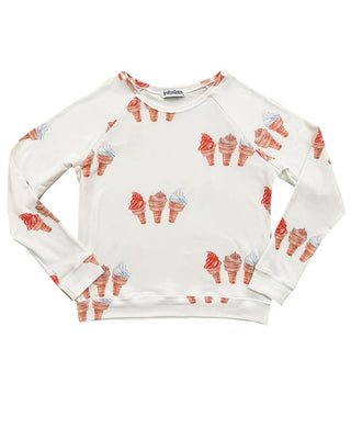 Brokedown Clothing Women's Ice Cream Cones Sweatshirt, Brokedown Clothing, 4th of July, Brokedown Clothing, Brokedown Clothing 4th of July, Brokedown Clothing Ice Cream Cones, Brokedown Cloth