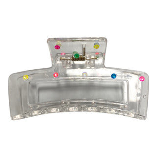 Bari Lynn Swarovski Crystal Clear Rectangle Claw Clip - 2 Colors, Bari Lynn, Bari Lynn, Bari Lynn Claw Clip, Bari Lynn Hair Clip, Bari Lynn Swarovski Crystal Frosted Rectangle Claw Clip, Claw