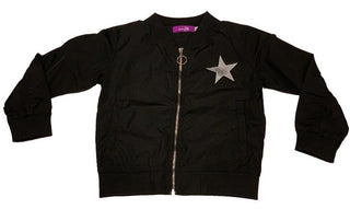 Sparkle by Stoopher Black Stars Bomber Jacket, Sparkle by Stoopher, Bomber Jacket, Els PW 5060, Jacket, Sparkle by Stoopher, Sparkle by Stoopher Black Stars Bomber Jacket, Sparkle by Stoopher