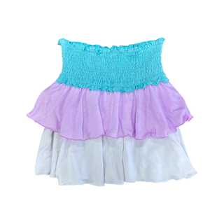 FBZ Mint Pink White Layered Skirt, Flowers By Zoe, cf-size-large-10-12, cf-size-medium-8-10, cf-size-xlarge-12-14, cf-type-skirts, cf-vendor-flowers-by-zoe, FBZ, FBZ Layered Skirt, Flowers By