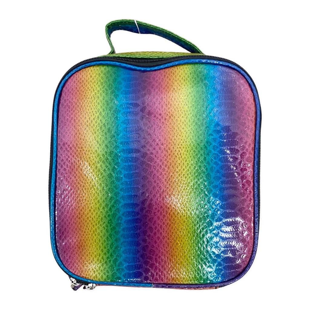 Bari Lynn Black Rainbow Snake Lunch Box Basically Bows Bowties