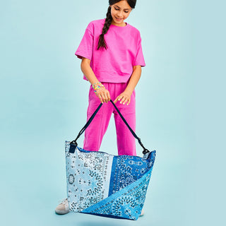 Iscream Bandana Denim Weekender Bag, Iscream, Bandana Denim, Camp Gift, Camp Gifts, cf-type-bag, cf-vendor-iscream, Gifts for Girls, Iscream, Iscream Bag, Iscream Bandana Denim, Iscream Weeke