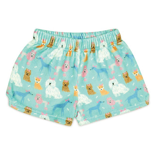 Iscream Glamorous Pups Plush Shorts, Iscream, Fleece Shorts, Gifts for Tween, Girls Sleep Shorts, Glamorous Pups, iscream, Iscream Glamorous Pups, Iscream Plush Shorts, iscream shorts, iscrea
