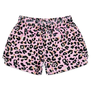 Iscream Lush Leopard Plush Shorts, Iscream, Fleece Shorts, Gifts for Tween, Girls Sleep Shorts, iscream, Iscream Lush Leopard, Iscream Plush Shorts, iscream shorts, iscream-shop, Leopard, Lus