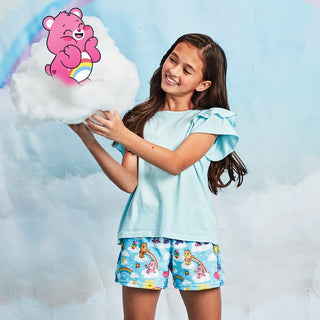 Iscream Magical Care Bears Plush Shorts, iScream, Care Bear, Care Bear Plush Shorts, Care Bears, cf-size-large-14, cf-type-plush-shorts, cf-vendor-iscream, EB Girls, Gifts for Tween, Girls Sl
