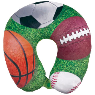 Iscream Sporty Neck Pillow w/Snap Closure, Iscream, Boy Gifts, EB Boy, EB Boys, Gifts for Tween, Icream Pillow, Iscream, Iscream Sports, Iscream Sporty Neck Pillow w/Snap Closure, iscream-sho