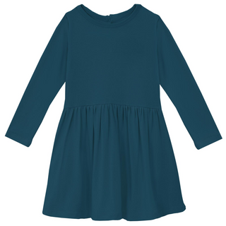 KicKee Pants Solid Twirl Dress, KicKee Pants, KicKee, KicKee Pants, KicKee Pants Twirl Dress, KP Anniversary F22, Dresses - Basically Bows & Bowties