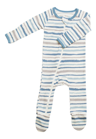 Bestaroo Blue Stripes Footie, Bestaroo, Baby Shower, Baby Shower Gift, Besatroo Footie, Bestaroo, Bestaroo Blue Stripes, Bestroo Blue Stripe Footie, Blue Stripes, Boy Baby Shower Gift, CM22,