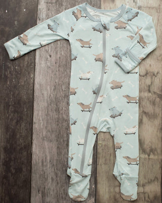 Bestaroo Skateboarding Dogs Footie w/Zipper, Bestaroo, Besta  roo, Bestaroo, Bestaroo Footie, Bestaroo Pajamas, Bestaroo Skateboarding Dogs, Bestaroo Skateboarding Dogs Footie w/Zipper, CM22,