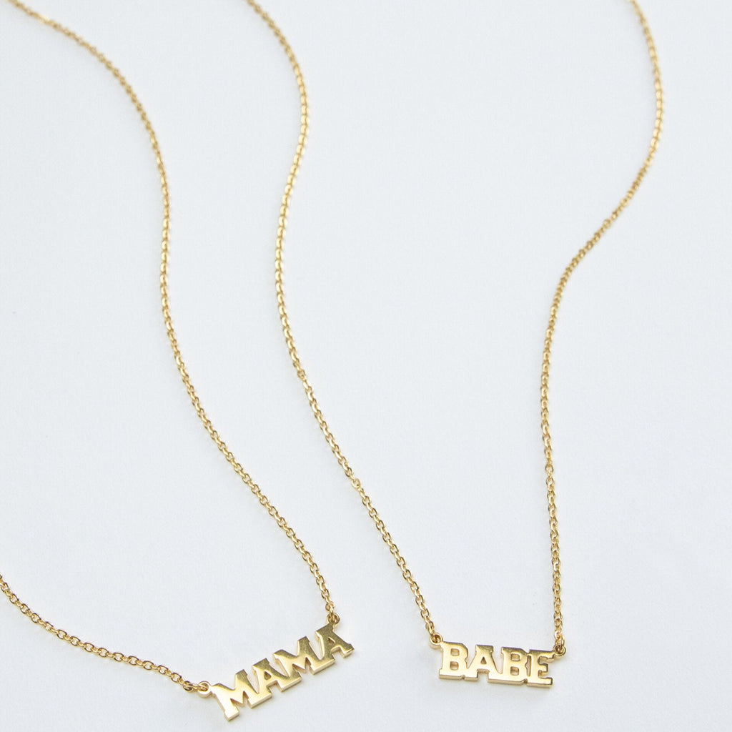 Mama and mini 2025 necklace