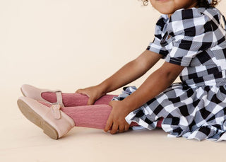 Little Stocking Co Cable Knit Tights - Mauve Rose, Little Stocking Co, Cable Knit Tights, cf-size-6-12-months, cf-type-tights, cf-vendor-little-stocking-co, Fall 2021, Little Stocking Co, Lit