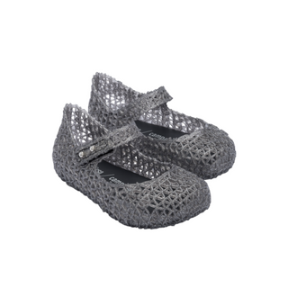 Mini Melissa Mini Campana Papel - Pewter (Black), Grendene, Campana, cf-size-10, cf-size-11, cf-size-5, cf-size-6, cf-size-7, cf-size-8, cf-size-9, cf-type-shoes, cf-vendor-grendene, Glitter,