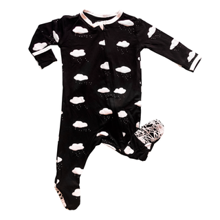 Peregrine Kidswear Rain Clouds Footie, Peregrine Kidswear, Bamboo Footie, cf-size-18-24-months, cf-type-footie, cf-vendor-peregrine-kidswear, CM22, Footed Sleeper, Footie, Gender Neutral, Gen