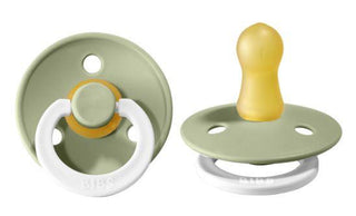 BIBS Pacifier 2 Pack Glow - Sage Glow, BIBS, BIBS, BIBS BPA-Free Natural Rubber Baby Pacifier, Bibs Classic Pacifier, BIBS Glow, BIBS Glow in the Dark, BIBS Nightime, BIBS Pacifier, BIBS Paci