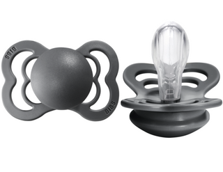 BIBS Supreme Silicone Pacifier - Iron, BIBS, BIBS, BIBS Pacifier, BIBS Pacifiers, Bibs Stage 1, Bibs Stage 2, Bibs Supreme, BIBS Supreme Pacifier, BIBS Supreme Silicone Pacifier, BIBS Supreme