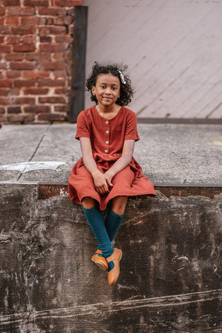 Little Stocking Co Lace Top Knee High Socks - Deep Teal, Little Stocking Co, cf-size-0-6-months, cf-size-4-6y, cf-type-knee-high-socks, cf-vendor-little-stocking-co, Little Stocking Co, Littl