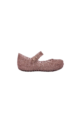 Mini Melissa Mini Campana Papel - Rose Glitter, Grendene, Campana, cf-size-10, cf-size-11, cf-size-12, cf-size-6, cf-size-7, cf-size-8, cf-size-9, cf-type-shoes, cf-vendor-grendene, Glitter,