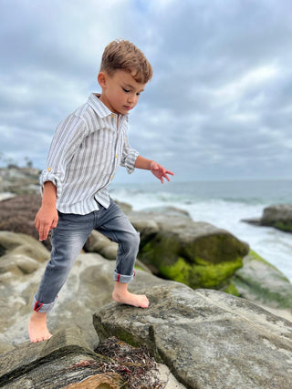 Me & Henry Denim Jeans - Charcoal, Me & Henry, Boys, Boys Bottoms, Boys Denim, Boys Jeans, cf-size-12-18-months, cf-size-18-24-months, cf-size-2-3y, cf-size-3-4y, cf-size-4-5y, cf-size-5-6y, 
