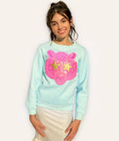 Lola and The Boys Neon Sequin Tiger Sweatshirt, Lola & the Boys, cf-size-10, cf-size-12, cf-size-4, cf-type-sweatshirt, cf-vendor-lola-&-the-boys, Fall 2023, Lola & The Boys, Lola and the Boy