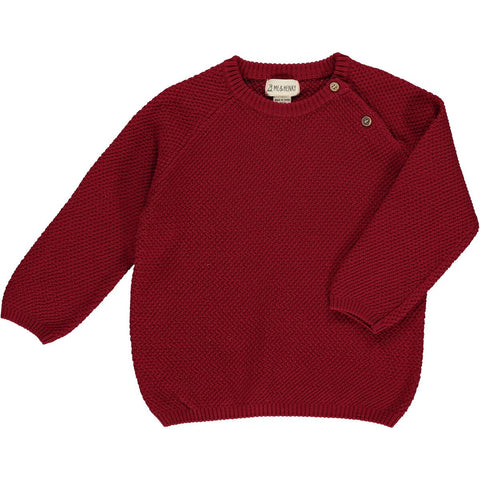 Me & Henry Roan Sweater - Red, Me & Henry, Boys Clothing, cf-size-2-3y, cf-size-3-4y, cf-size-4-5y, cf-size-5-6y, cf-size-6-7y, cf-size-7-8y, cf-size-8-9y, cf-type-sweater, cf-vendor-me-&-hen