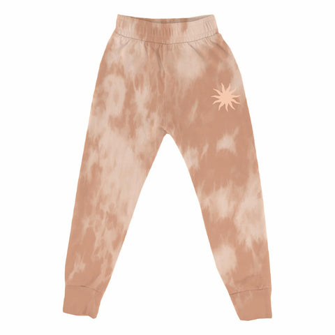 Tiny Whales Here Comes The Sun Pink / Rosewood Jogger Pants, Tiny Whales, cf-size-3t, cf-size-4t, cf-size-5y, cf-size-6y, cf-size-8y, cf-type-jogger, cf-vendor-tiny-whales, Girls Clothing, He