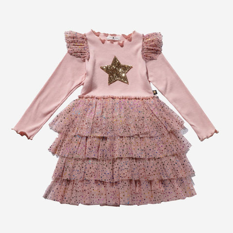 Petite Hailey Frill Layered Tutu Dress - Pink, Petite Hailey, Birthday Girl, Birthday Girl Outfit, cf-size-10, cf-size-2, cf-size-3, cf-size-4, cf-size-5, cf-size-6, cf-size-8, cf-type-dresse
