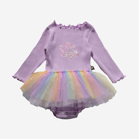 Petite Hailey Daisy Ombre Baby Tutu - Purple, Petite Hailey, Birthday Girl, Birthday Girl Outfit, cf-size-12-months, cf-size-18-months, cf-type-dresses, cf-vendor-petite-hailey, Daisy, Daisy 