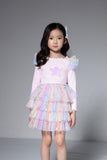 Petite Hailey Frill Layered Tutu Dress - Pink Multi, Petite Hailey, Birthday Girl, Birthday Girl Outfit, cf-size-10, cf-size-12-months, cf-size-18-months, cf-size-2, cf-size-3, cf-size-4, cf-