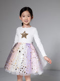 Petite Hailey Multi Cut Star Tutu Dress - White, Petite Hailey, Birthday Girl, Birthday Girl Outfit, cf-size-12-months, cf-size-18-months, cf-size-4, cf-size-5, cf-size-6, cf-type-dresses, cf