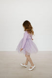 Petite Hailey Pastel Star Tutu L/S Dress - Purple, Petite Hailey, Birthday Girl, Birthday Girl Outfit, cf-size-10, cf-size-4, cf-size-5, cf-size-6, cf-size-8, cf-type-dresses, cf-vendor-petit