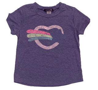 Sparkle by Stoopher Shooting Star Burnout A-Line Tee