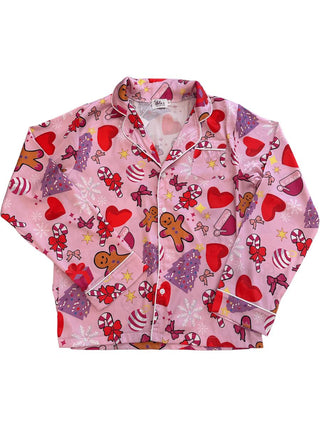 Lola and The Boys Lola’s Christmas Silk Pajama Set, Lola & the Boys, cf-size-12, cf-size-6, cf-size-8, cf-type-pajama-set, cf-vendor-lola-&-the-boys, Christmas, Christmas Pajama, Christmas 