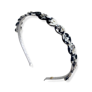 Bari Lynn Smile Face Thin Headband - Black & White, Bari Lynn, Bari Lynn, Bari Lynn Headband, Bari Lynn Headbands, Bari Lynn Neon, Bari Lynn Smile, Bari Lynn Smiley, Headband, Skinny Headband
