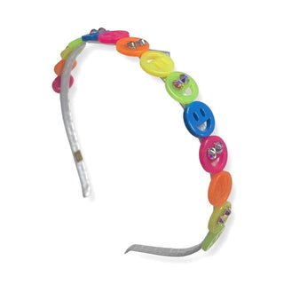 Bari Lynn Smile Face Thin Headband - Neon, Bari Lynn, Bari Lynn, Bari Lynn Headband, Bari Lynn Headbands, Bari Lynn Neon, Bari Lynn Smile, Bari Lynn Smiley, Headband, Skinny Headband, Smile, 