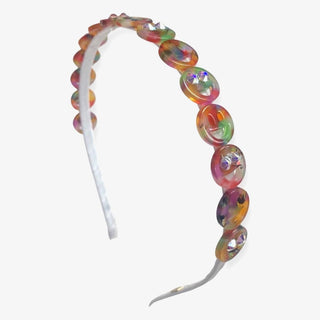 Bari Lynn Smile Face Thin Headband - Rainbow, Bari Lynn, Bari Lynn, Bari Lynn Headband, Bari Lynn Headbands, Bari Lynn Neon, cf-type-headband, cf-vendor-bari-lynn, Headband, Skinny Headband, 