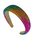 Bari Lynn Fully Crystalized Headband - Rainbow, Bari Lynn, Bari Lynn, Bari Lynn Fully Crystalized Headband, Bari Lynn Headband, Bari Lynn Headbands, Bari Lynn Rainbow, Bari Lynn Rainbows, cf-