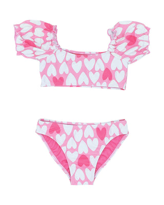 Feather 4 Arrow, Feather 4 Arrow Blossom Bikini - Prism Pink - Basically Bows & Bowties