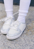Lola and The Boys Diamonds & Pearls White Sneaker