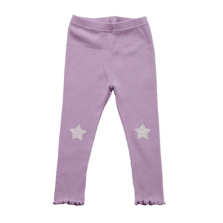 Petite Hailey Star Sweatshirt & Legging Set - Purple