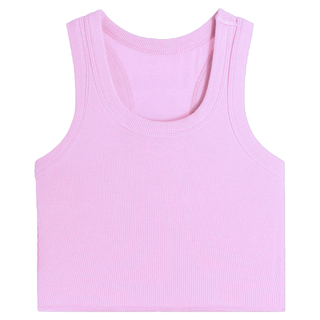 Suzette Collection, Suzette Kids Ribbed Tank Top - Suzette Pink - Basically Bows & Bowties