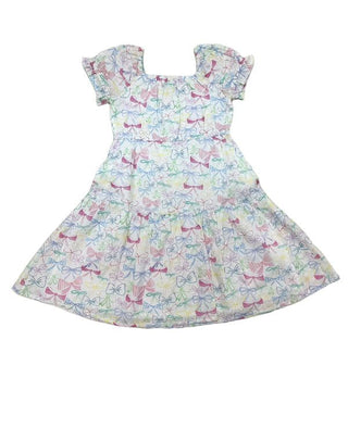 Alto Modas, Alto Modas Girls Joy Dress - Bows - Basically Bows & Bowties