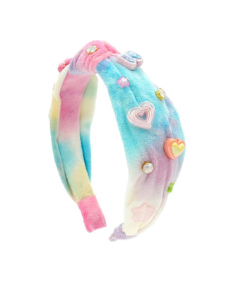 Bari Lynn Jewels and Charm Soft Plush Knot Headband
