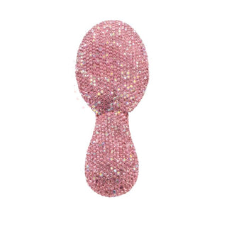 Bari Lynn Small Crystallized Hair Brush - Pink
