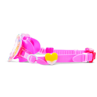 Bling2o Crystal Crush Heart Swim Goggles
Pink goggles with a heart design on a white background